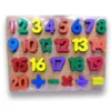 3D Wooden Numbering Puzzle Plate