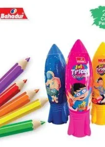 Bahadur Jet Traicon 24 Color Pencils Container