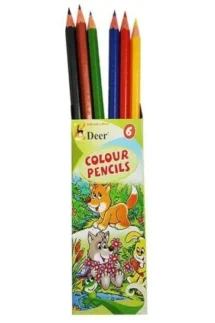 Deer Color Pencils Hlaf Pack of 24p