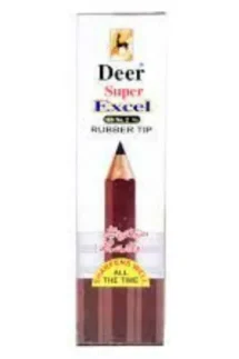 Deer Super Excel Lead Pencil With Eraser Pack Of 12