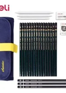 Deli 27 Pcs Fine-Art Drawing & Sketching Pencil Kit (58125)