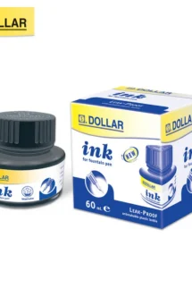 Dollar Fountain Pen Ink 60ml 12 Pcs Box Blue, Black