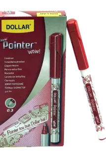 Dollar Pointer Fineline 0.3mm (Blue, Black, Red, Green)