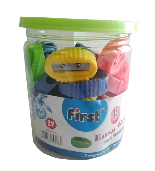 FIRST Sharpener F-125 Jar 48 Pcs – Premium Quality Sharpeners