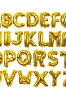 Foil Balloon Alphabets Single Piece