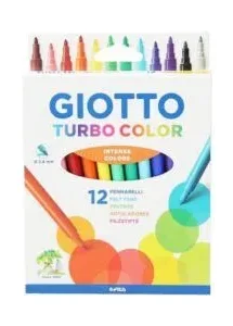 Giotto Turbo Color Markers 12 Pcs Set