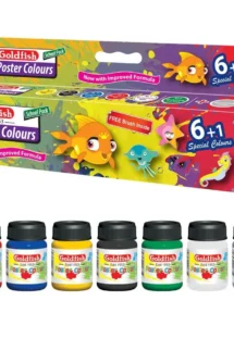 Goldfish Poster Colours 6+1 in Cardboard Box