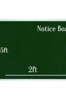 Green Notice Board - Essential for Organized Spaces