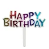 HBD Cake Toppers Plastic - Festive and Elegant Decorations