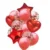 Heart Star Shape Foil Balloons 14 Pcs