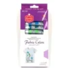 Keep Smiling Fabric Paints Pack of 12 - Vibrant & Long-Lasting