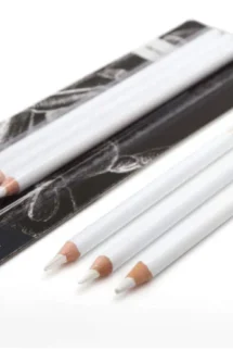 Keep Smiling White Charcoal Pencil Pack of 3 – Premium Quality