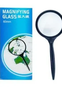 Magnifying Glass Fine Black