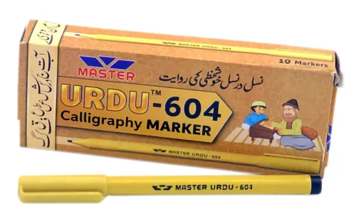 Master Urdu Marker #604 Blue, Black