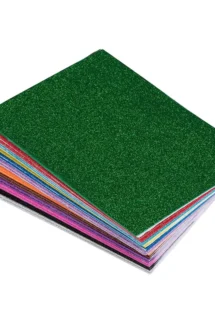 Multicolor Foaming Glitter Sheets Pack of 10 A4 Size