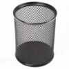 Pen Stand And Stationery Holder Metal Mesh Round