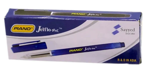 Piano Ball Point Jelflo BLUE Pack of 10