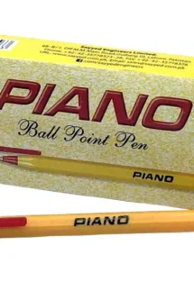 Piano Yellow Ballpoint Pen Pack of 10