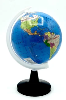 Rotating World Globe Map – Educational & Elegant Décor