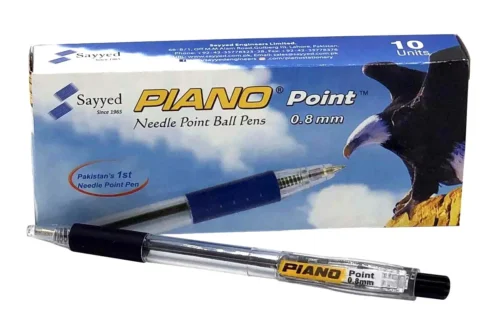 Piano Point 0.8 Ball Pen Blue, Red, Black