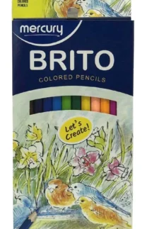 Mercury Brito Coloring Art# 2500 12 Color Pencils