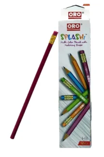 ORO Splash Art# 512 Multi-Colour Lead Pencils – Pack of 12