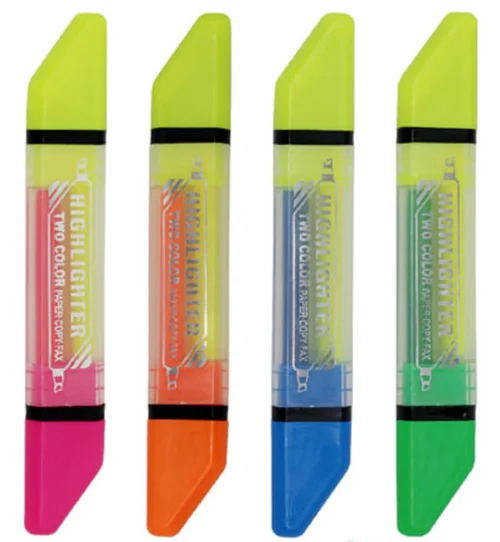 Double Highlighter China – Dual-Color Highlighter for Clear Marking