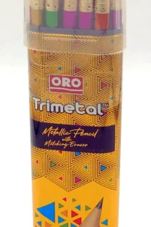 Oro Pencil Rubber Trimetal #513 24 Pcs Pack