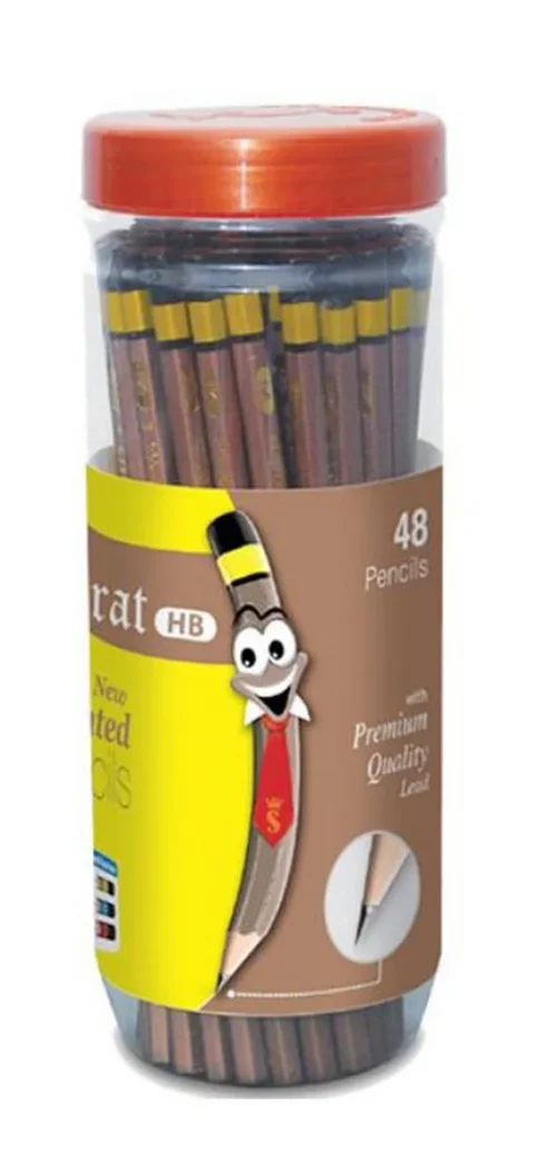 Pencil Jar Goldfish Brown Autocrat 5000 48 Pcs