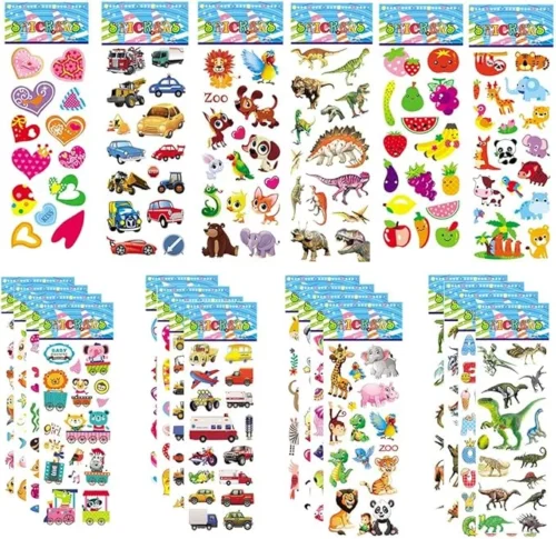 Sticker 3D Dozen - 1Pcs