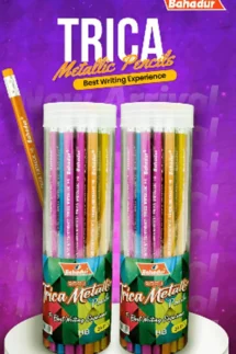 BAHDUR Pencil Trica Metallic 9003 with eraser