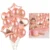 Rose Gold Balloons Pack of 14 – Confetti, Metallic & Foil