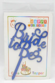 Bride To Be Cake Topper Glitter – Elegant & Stylish