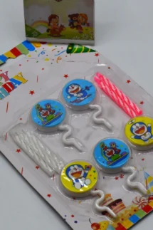 Doraemon Birthday Candles - Perfect for Kids' Parties