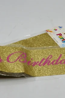 Elegant Birthday Sash