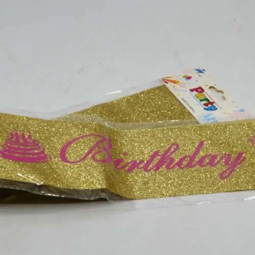 Elegant Birthday Sash