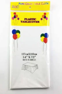 White Color Table Cover for Party | Tsstationers.pk