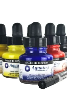 Daler Rowney Aquafine Watercolor Ink 29.5ml Set of 6