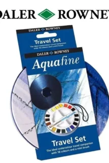 Daler Rowney Aquafine Watercolor Travel Tin Set of 18