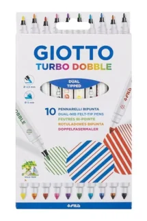 Giotto Turbo Double Markers 10 Pcs Set