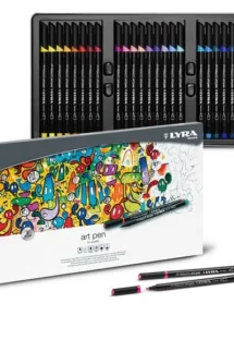 Lyra Hi Quality Art Brush Pen Tin Box Of 40