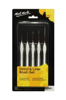 Mont Marte Detail & Liner Brush Set of 5