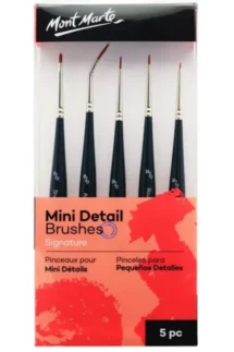 Mont Marte Mini Detail Brush Set of 5