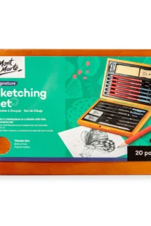 Mont Marte Sketching Set in Wooden Box Signature 20pc