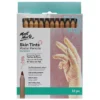 Mont Marte Skin Tints Pastel Jumbo Pencils Set of 12