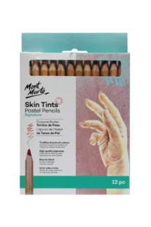 Mont Marte Skin Tints Pastel Jumbo Pencils Set of 12