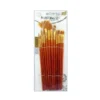 BOYI Paint Brush # 8818-6 (12Pcs) Brown