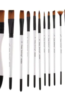 Keep Smiling Artist Value Brush Pack of 12