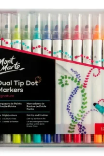 Mont Marte Dual Tip Dot Markers Signature Set of 12