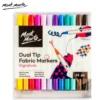 Mont Marte Signature Dual Tip Fabric Markers Pack of 12